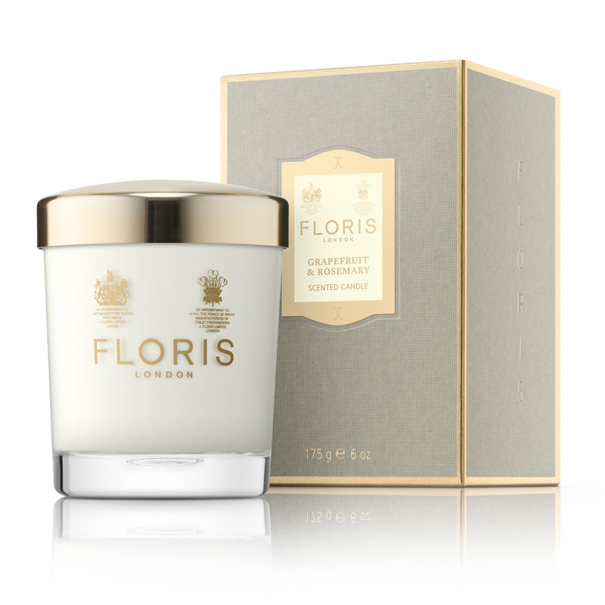 Grapefruit & Rosemary Scented Candle
