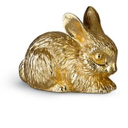 Claire Bunny Figurine - Gold