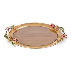 Thatcher Floral Oval Tray - Bouquet