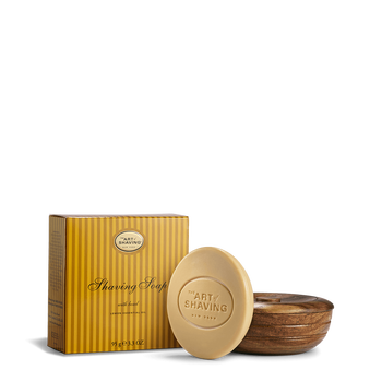 Lemon Shaving Soap with Bowl